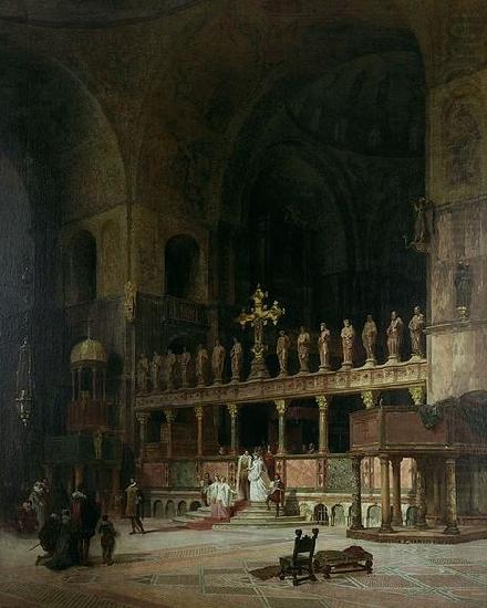 INTERIOR OF ST MARKS VENICE, David Dalhoff Neal